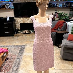 Michael Kors Elegant Shiny Soft pink Dress made in Italy size 4